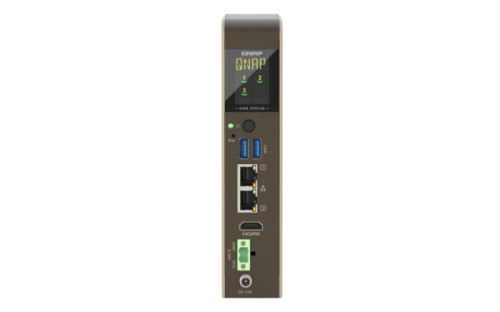 QNAP QBoat-300 NAS Compact 4 GB 0 TB QNAP QTS Grey