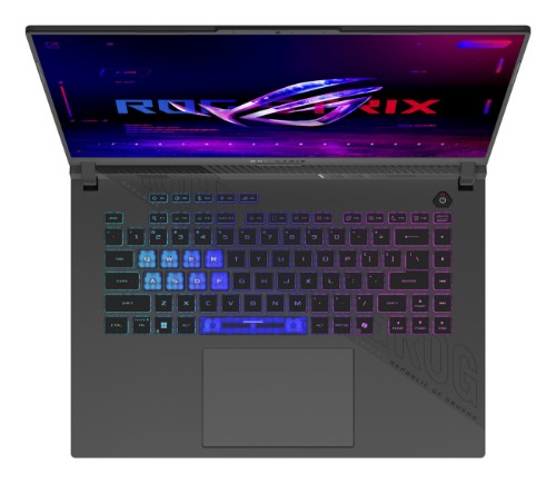 ASUS ROG Strix G16 G614PR-RV016W AMD Ryzen™ 9 8940HX Laptop 40.6 cm (16") WUXGA 16 GB DDR5-SDRAM 1 TB SSD NVIDIA GeForce RTX 5070 Ti Wi-Fi 6E (802.11ax) Windows 11 Home Black, Grey