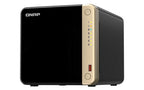 QNAP TS-464 NAS Tower Intel® Celeron® N5095 8 GB DDR4 24 TB HDD QNAP Turbo System Black, Gold