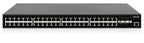 Intellinet 48-Port Gigabit Ethernet PoE+ Layer 2+ Managed Switch with Six 10G SFP+ Uplinks IEEE 802.3at/af (PoE+/PoE) Compliant, 450 W PoE Power Budget, Layer 2+/Layer 3 Lite, 6 x 10G SFP+ Open (with UK power cord)