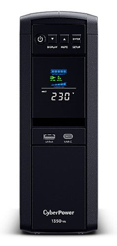 CyberPower CP1350EPFCLCD-UK uninterruptible power supply (UPS) Line-Interactive 1.35 kVA 810 W 6 AC outlet(s)