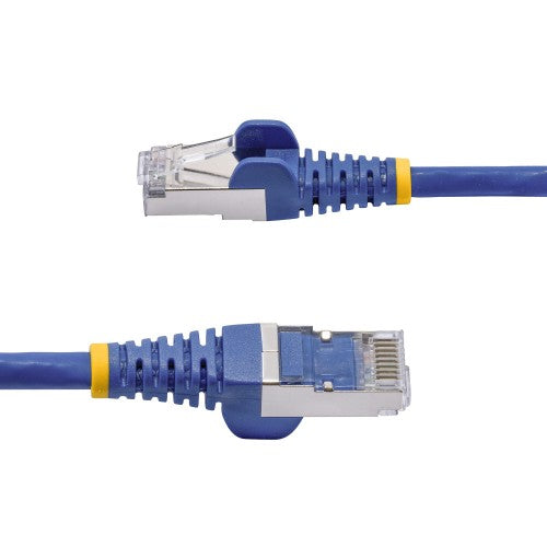 StarTech.com 2m Blue CAT8 Ethernet Cable, Snagless RJ45, 25G/40G, 2000MHz, 100W PoE++, S/FTP, 26AWG Pure Bare Copper Wire, LSZH, Shielded Network Patch Cord w/Strain Reliefs, Individually Tested