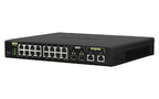 QNAP QSW-M2116P-2T2S network switch Managed L2 2.5G Ethernet Power over Ethernet (PoE) Black