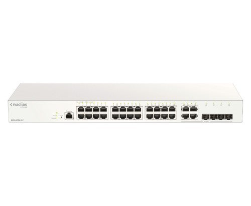 D-Link 28-Port Gigabit Nuclias Smart Managed Switch including 4x 1G Combo Ports