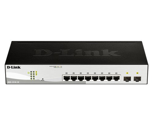 D-Link 10-Port Gigabit Smart Managed Switch with 2 SFP ports