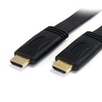StarTech.com 6ft (1.8m) Flat High Speed HDMI Cable with Ethernet - Ultra HD 4k x 2k HDMI Cable - HDMI to HDMI M/M