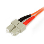 StarTech.com 3m Fiber Optic Cable - Multimode Duplex 62.5/125 LSZH Fiber Jumper Cord - LC/SC
