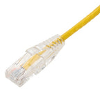 AddOn Networks ADD-0-25MSLCAT6AS-YW networking cable Yellow 0.25 m Cat6a U/UTP (UTP)