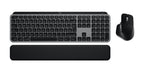 Logitech MX Keys S Combo for Mac keyboard Mouse included Home/Office RF Wireless + Bluetooth QWERTZ Swiss Aluminium, Black