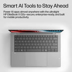 HP EBXG2A14AI RA9P470 14 64GB/1T PC Copilot+ PC Laptop 35.6 cm (14") 3K LPDDR5x-SDRAM 1 TB SSD Wi-Fi 7 (802.11be) Windows 11 Pro Silver