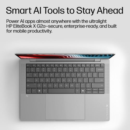 HP EBXG2A14AI RA9P470 14 64GB/1T PC Copilot+ PC Laptop 35.6 cm (14") 3K LPDDR5x-SDRAM 1 TB SSD Wi-Fi 7 (802.11be) Windows 11 Pro Silver