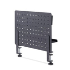 StarTech.com Clamp-On Pegboard with Accessories, 16.5 x 12.5in (42 x 32cm), Steel Pegboard, Desktop Storage Organizer, Desk Mount Peg Board, Black