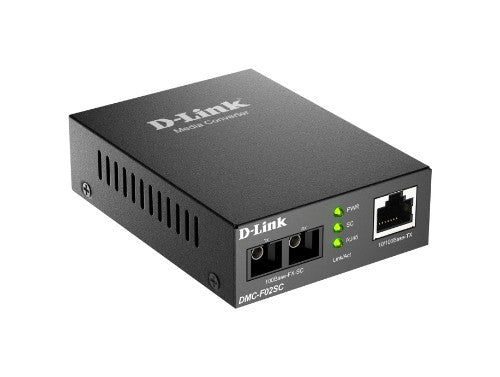 D-Link 10/100BaseTX to 100BaseFX SC Multi-mode Media Converter (2 km)