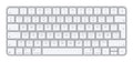Apple Magic keyboard Universal USB + Bluetooth QZERTY Danish White
