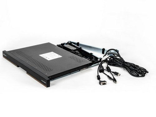 Vertiv Avocent LRA185KMM-001 rack console 48.3 cm (19") 1366 x 768 pixels Plastic, Steel Black 1U