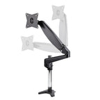 StarTech.com Desk Mount Monitor Arm for Single VESA Display up to 32" or 49" Ultrawide (17.6lb/8kg) - Full Motion Articulating & Height Adjustable - C-Clamp, Grommet - Single Monitor Arm