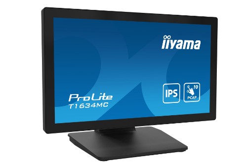 iiyama ProLite 15.6" Full HD PCAP 10 point touch monitor with edge-to-edge glass, IPS Panel Technology and touch through glass function