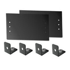 APC NetShelter Cable Management, End Cap for Power Cable Trough, Black, 314 x 1.2 x 178.5 mm