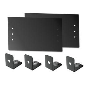 APC NetShelter Cable Management, End Cap for Power Cable Trough, Black, 314 x 1.2 x 178.5 mm