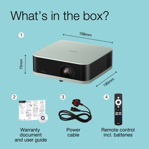 Epson Home Cinema Lifestudio Pop — EF-61G Ice Green