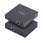 StarTech.com HDMI KVM Extender Over IP Network, 4K 60Hz, Driverless, HDMI and USB Over Ethernet/CAT6, AVoIP, Transmitter and Receiver Kit, Includes Mounting Kits