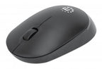 Manhattan Performance III Wireless Mouse, Black, 1000dpi, 2.4Ghz (up to 10m), USB, Optical, Ambidextrous, Three Button with Scroll Wheel, USB nano receiver, AA battery (not included), Low friction base, Three Year Warranty