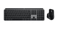 Logitech Master MX Keys S Combo for Mac keyboard Mouse included Home/Office RF Wireless + Bluetooth QWERTY US International Aluminium, Black