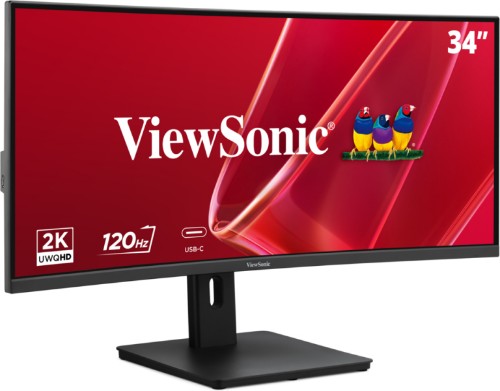 Viewsonic VA 34” UWQHD Curved Monitor with KVM Switch