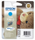 Epson C13T06124010/T0612 Ink cartridge cyan, 250 pages/5% 8ml for Epson Stylus D 68