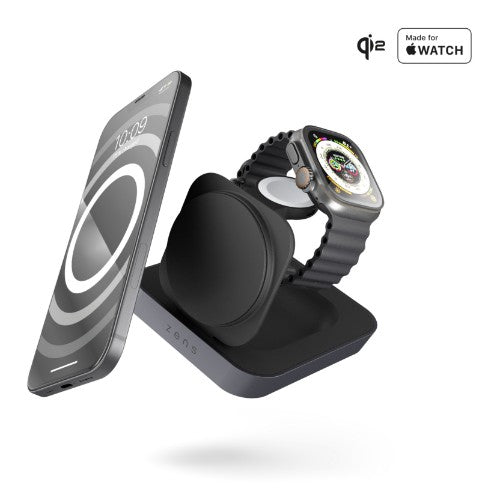 OtterBox Zens Nightstand Magnetic Wireless Charger Pro 2, Black