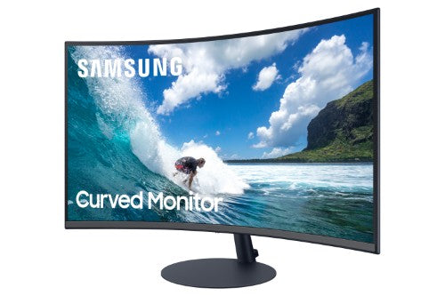 Samsung C24T550FDU computer monitor 59.9 cm (23.6") 1920 x 1080 pixels Full HD LED Grey