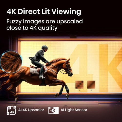 Hisense 55" A7QTUK QLED Smart AI TV with Freely