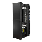 APC Performance, Vertical Cable Manager for 2 & 4 Post Racks, 84"H x 12"W, Double-Sided with Doors