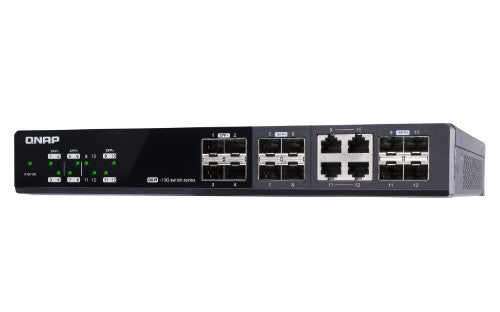 QNAP QSW-M1204-4C network switch Managed 10G Ethernet (100/1000/10000) Black