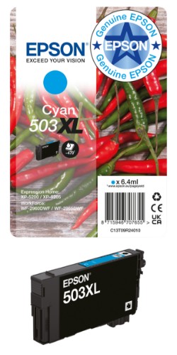 Epson C13T09Q64010/503 Ink cartridge multi pack Bk,C,M,Y 210pg + 3x165pg Pack=4 for Epson XP-5200