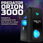Acer Predator Orion 3000 gaming desktop (PO3-655) - Intel Core i5-14400F, Nvidia RTX 4060, 16GB, 1TB SSD