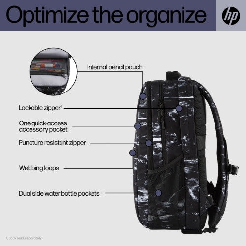 HP Campus XL Marble Stone Backpack