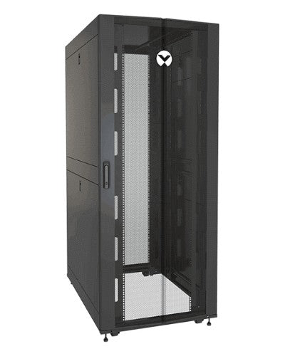 Vertiv VR3350SP rack cabinet 42U Freestanding rack Black, Transparent