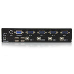 StarTech.com 4 Port Professional VGA USB KVM Switch with Hub - TAA