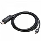 V7 V7USBCDP14-2M video cable adapter DisplayPort USB Type-C Black