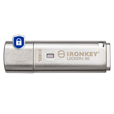 Kingston Technology IronKey 128GB IKLP50 AES USB, w/256bit Encryption