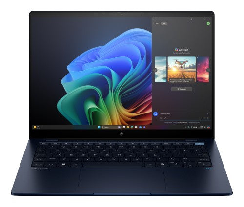 HP EliteBook Ultra G1q AI PC Copilot+ PC Snapdragon X1E-78-100 Laptop 35.6 cm (14") Touchscreen 2.2K 32 GB LPDDR5x-SDRAM 1 TB SSD Wi-Fi 7 (802.11be) Windows 11 Pro Blue