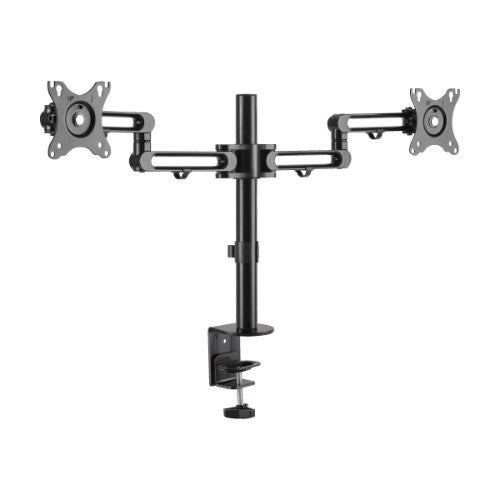 Tripp Lite DDR1327SDFC-1 Dual-Monitor Flex-Arm Desktop Clamp for 13” to 27” Displays