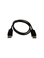 V7 Black Video Cable Pro DisplayPort Male to DisplayPort Male 1m 3.3ft