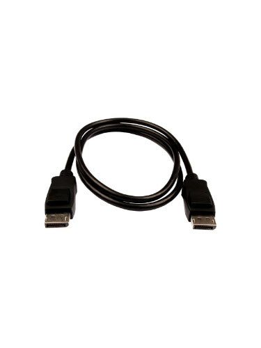 V7 Black Video Cable Pro DisplayPort Male to DisplayPort Male 1m 3.3ft