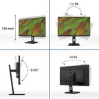 Philips 3000 series 27B1N3800/00 computer monitor 68.6 cm (27") 3840 x 2160 pixels 4K Ultra HD LCD Black