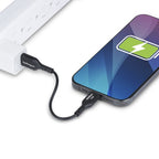 StarTech.com 6in (15cm) USB-A to USB-C Charging Cable, Charge & Sync, 3A, USB 2.0, TPE Jacket - Black USB Charging Cord