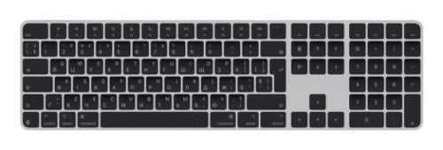 Apple Magic keyboard Universal USB + Bluetooth QWERTY Ukrainian Black