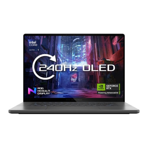 ASUS ROG Zephyrus G16 GU605CM-QR017W Intel Core Ultra 9 285H Laptop 40.6 cm (16") WQXGA 32 GB LPDDR5x-SDRAM 1 TB SSD NVIDIA GeForce RTX 5060 Wi-Fi 7 (802.11be) Windows 11 Home Grey