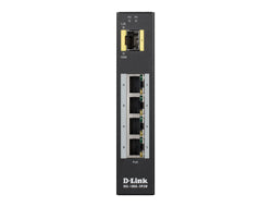 D-Link 5-Port Unmanaged Switch with 4 x 10/100/1000BaseT(X) ports (4 PoE) & 1 x 100/1000BaseSFP
